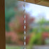 Aluminum Cylinder Rain Chain Replacement Downspout for Gutters, Pewter